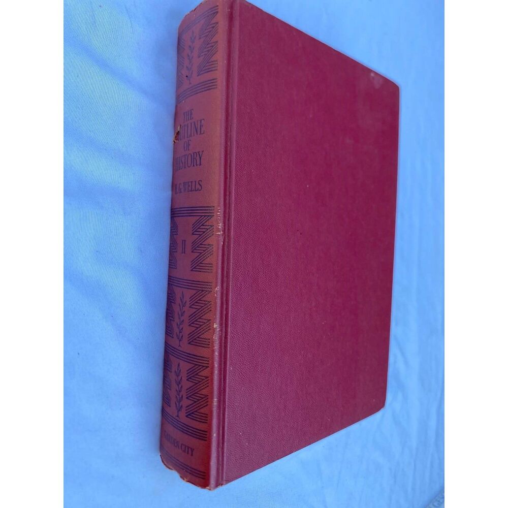 The Outline of History Vol. II by H.G. Wells 1956 Hardcover Good Condition